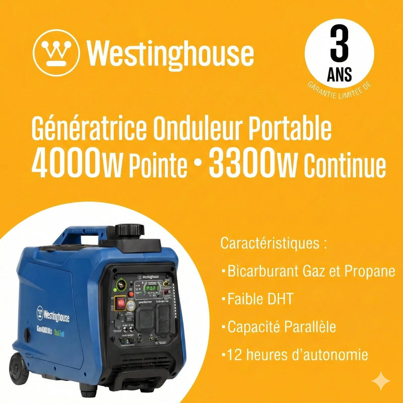 Load image into Gallery viewer, Génératrice à Onduleur iGen4000DFc Bi - Carburant | 4000 Watts & Silencieuse (52 dBA) - Genexpert