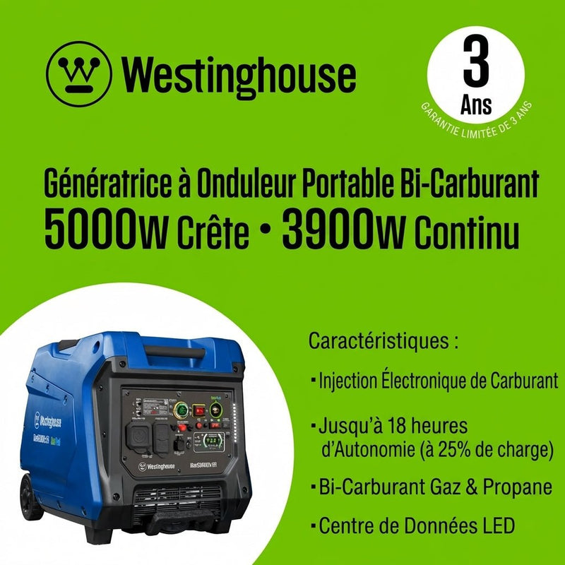Chargez l'image dans la visionneuse de la galerie, Génératrice à Onduleur iGen5000DFc EFI Bicarburant | 5 000 Watts & Injection Électronique - Genexpert