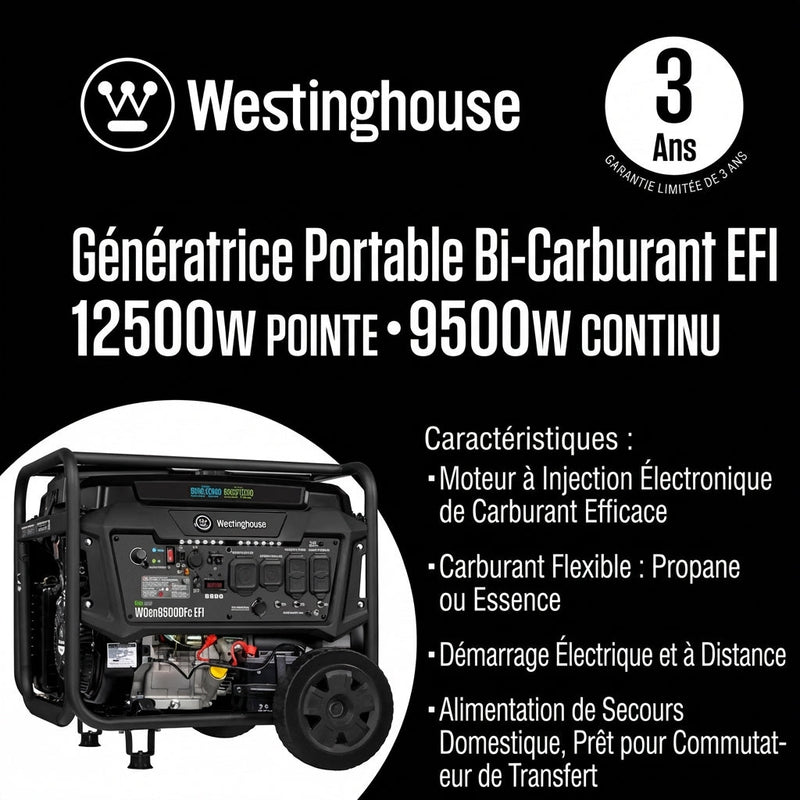 Chargez l'image dans la visionneuse de la galerie, Génératrice Portable WGen9500DFc EFI Bicarburant | 12 500 Watts & Injection Électronique - Genexpert