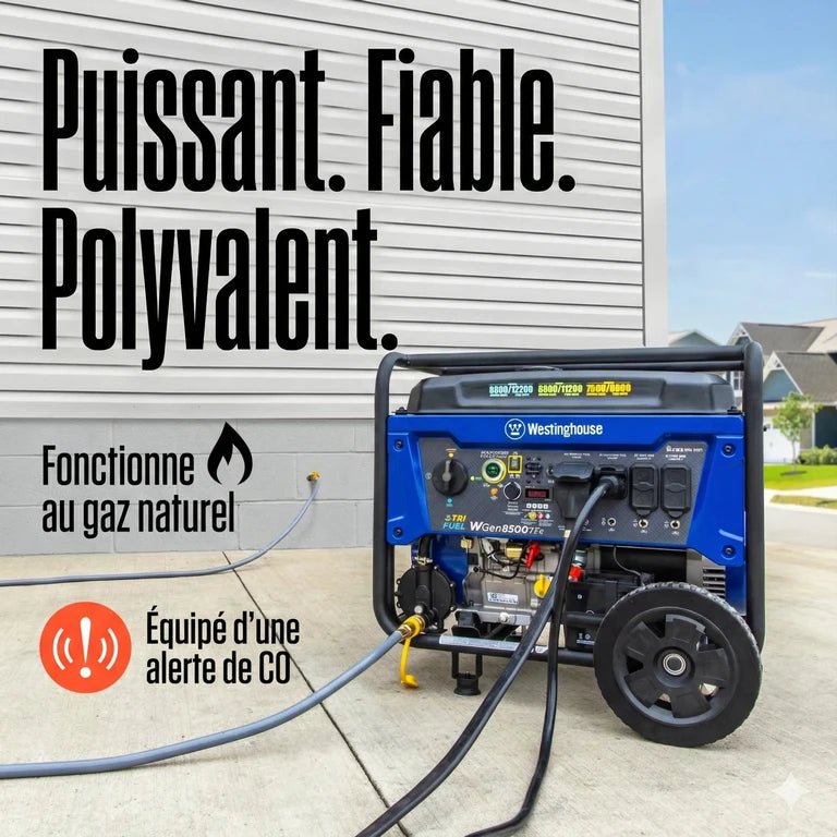 Load image into Gallery viewer, Génératrice Portable WGen9500TFc Tri - Carburant | 12 500 Watts & Gaz Naturel - Genexpert