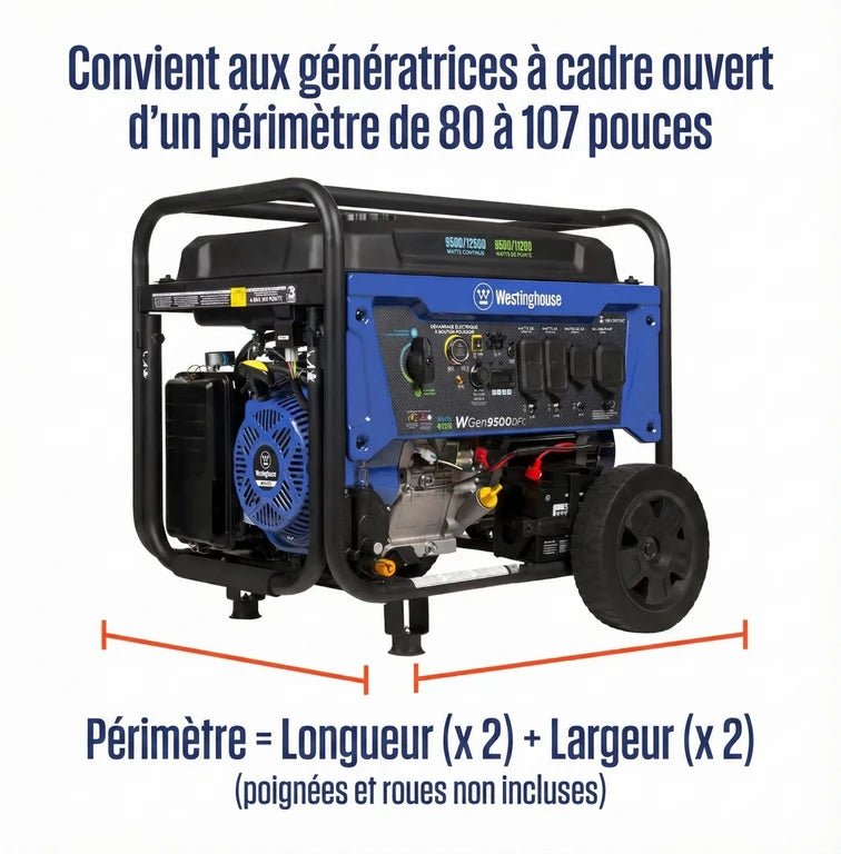 Chargez l'image dans la visionneuse de la galerie, Housse de Fonctionnement WGenTent pour Génératrice Portable (Cadre Ouvert) - Genexpert