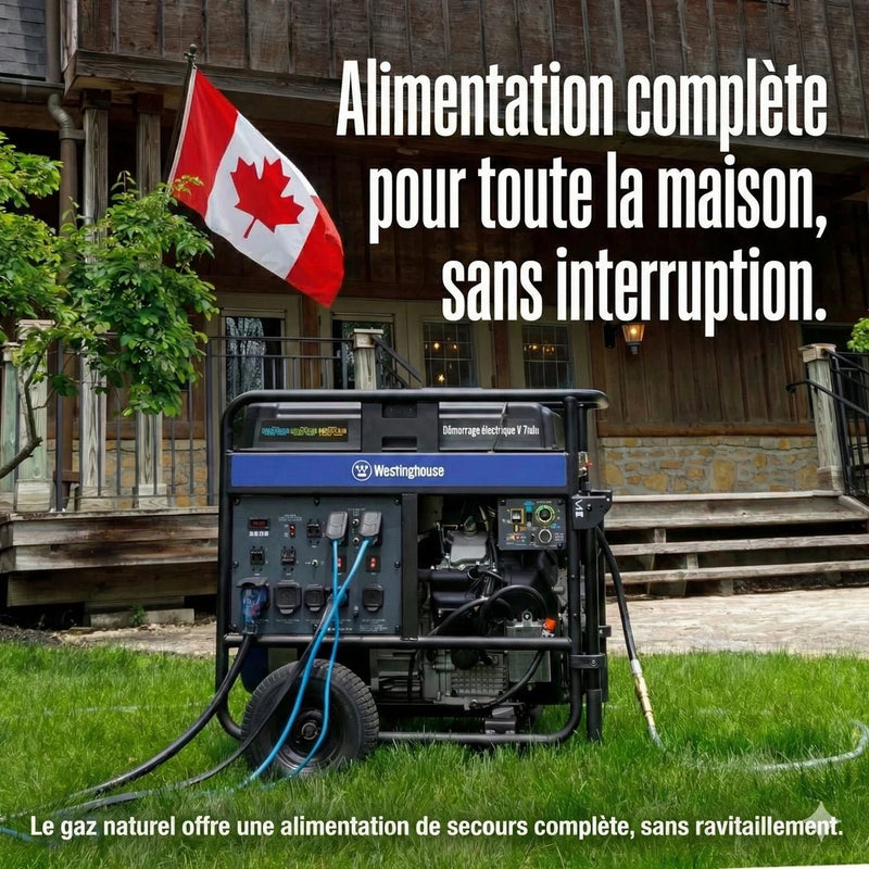 Load image into Gallery viewer, Westinghouse WGen20000TFc - Génératrice à onduleur avec capteur de CO à triple carburants - Genexpert