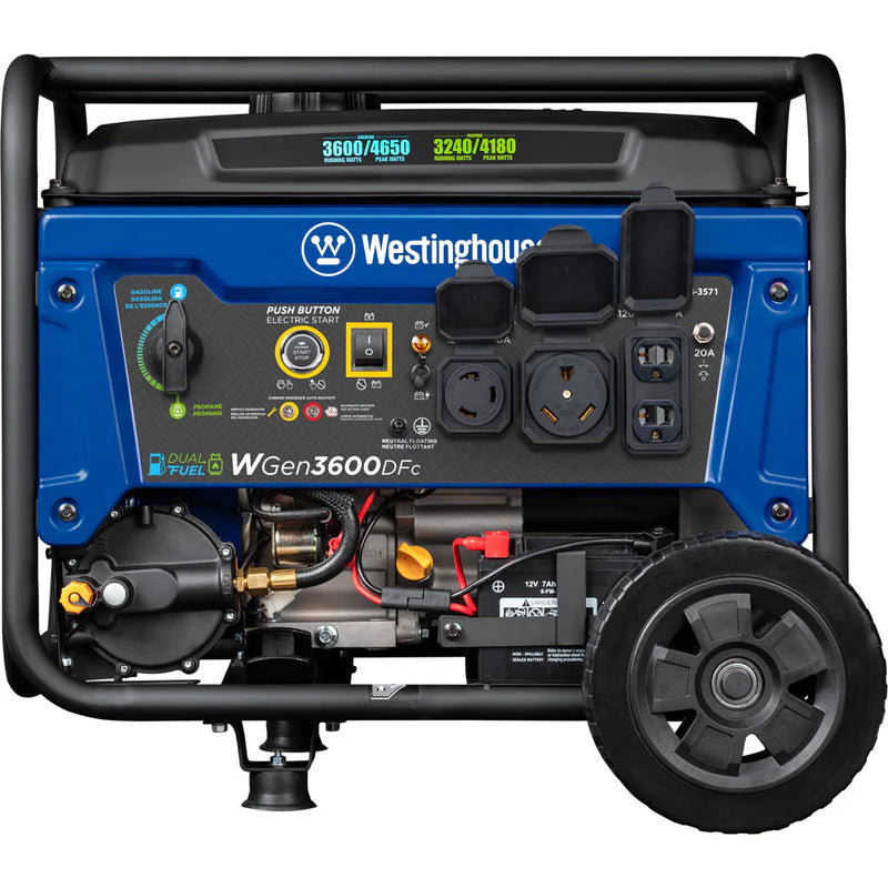 Chargez l&#39;image dans la visionneuse de la galerie, Westinghouse WGen3600DFc - Génératrice biocarburant
