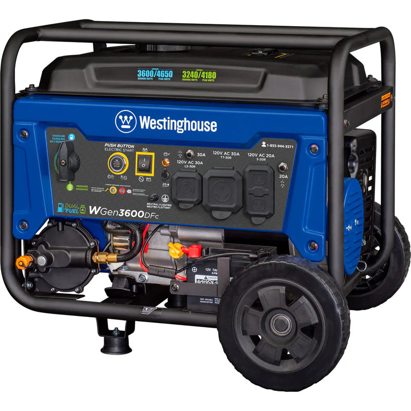 Chargez l&#39;image dans la visionneuse de la galerie, Westinghouse WGen3600DFc - Génératrice biocarburant
