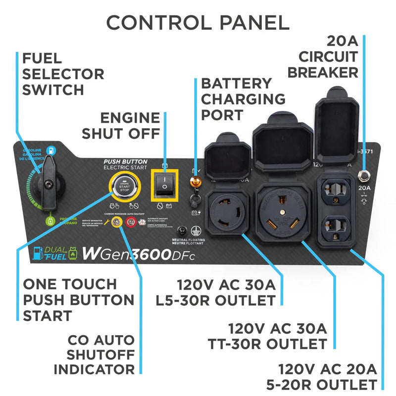 Chargez l&#39;image dans la visionneuse de la galerie, Westinghouse WGen3600DFc - Génératrice biocarburant
