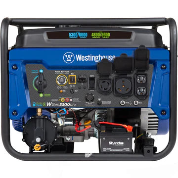 Westinghouse WGen5300DFc - Génératrice double carburant avec capteur de CO