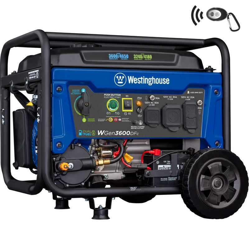 Chargez l&#39;image dans la visionneuse de la galerie, Westinghouse WGen3600DFc - Génératrice biocarburant
