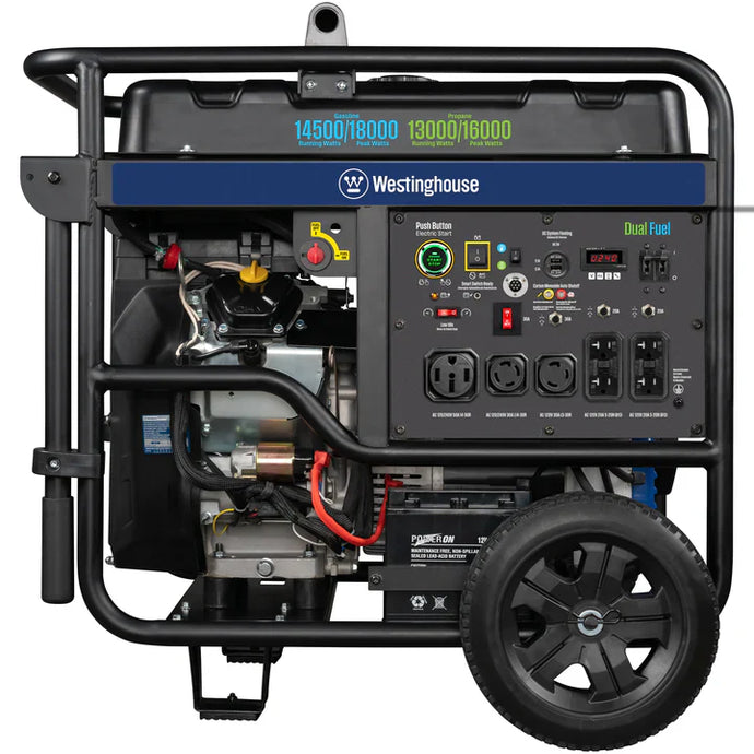 Westinghouse WGen14500DFc - Génératrice à onduleur double carburant avec capteur de CO
