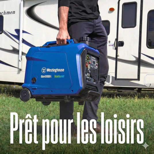 Génératrice à Onduleur iGen4000DFc Bi - Carburant | 4000 Watts & Silencieuse (52 dBA) - Genexpert