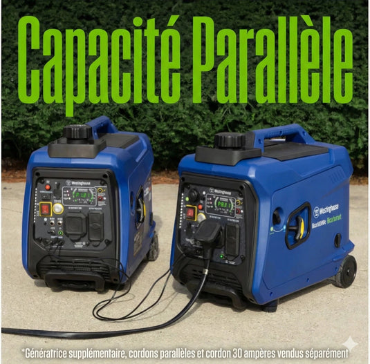 Génératrice à Onduleur iGen4000DFc Bi - Carburant | 4000 Watts & Silencieuse (52 dBA) - Genexpert