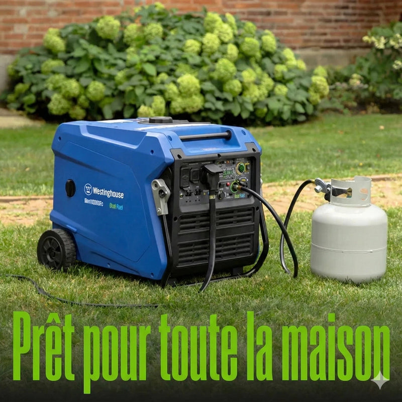 Chargez l'image dans la visionneuse de la galerie, Génératrice à Onduleur Westinghouse iGen11000DFc Bicarburant | 11 000 Watts - Genexpert

