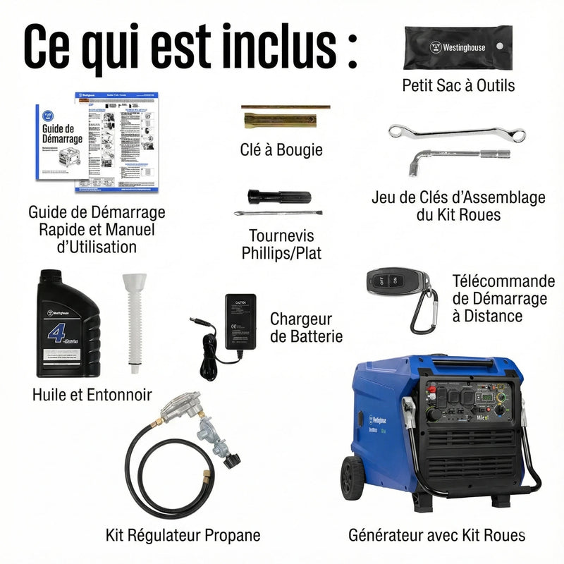 Chargez l'image dans la visionneuse de la galerie, Génératrice à Onduleur Westinghouse iGen11000TFc Tri - Carburant | 11 000 Watts - Genexpert
