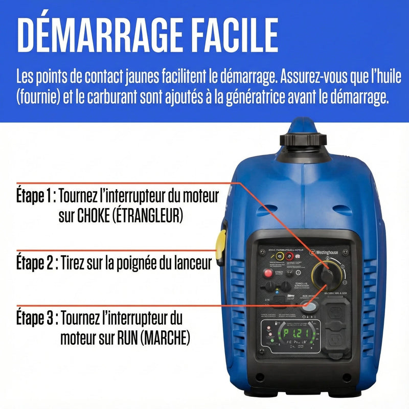 Chargez l'image dans la visionneuse de la galerie, Génératrice à Onduleur Westinghouse iGen2800c | 2 800 Watts &amp; Ultra - Silencieuse - Genexpert
