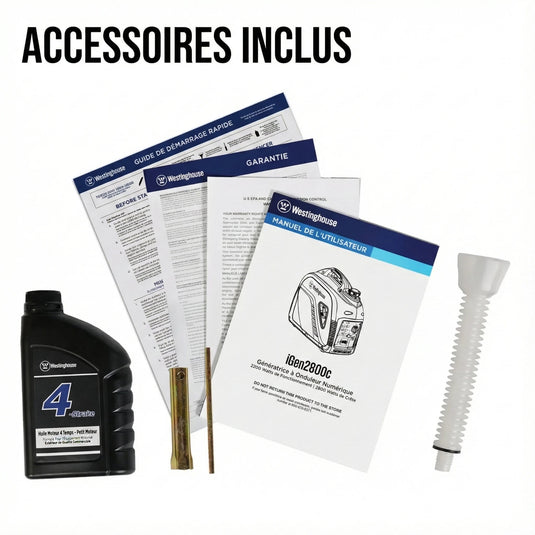 Génératrice à Onduleur Westinghouse iGen2800c | 2 800 Watts & Ultra - Silencieuse - Genexpert