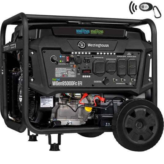 Génératrice Portable WGen9500DFc EFI Bicarburant | 12 500 Watts & Injection Électronique - Genexpert