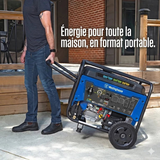 Génératrice Portable WGen9500TFc Tri - Carburant | 12 500 Watts & Gaz Naturel - Genexpert