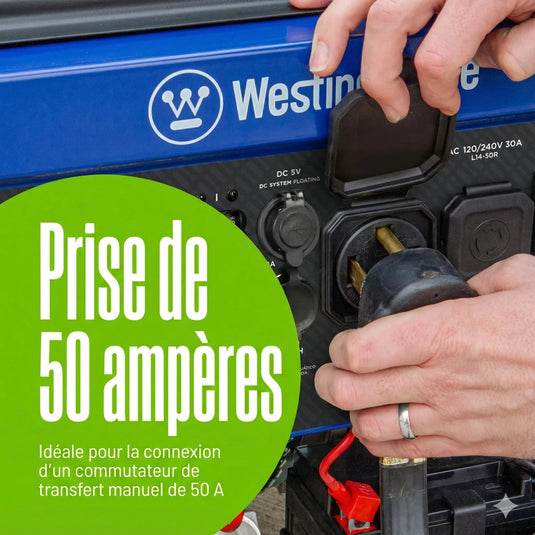 Génératrice Westinghouse WGen10500TFc Tri - Carburant | 13 500 Watts & Gaz Naturel - Genexpert