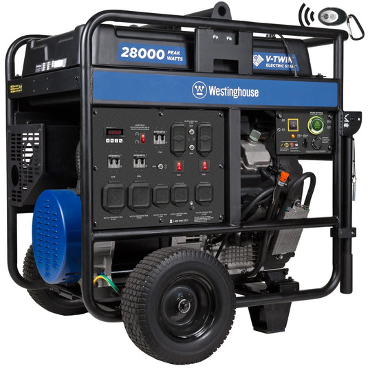 Génératrice Westinghouse WGen20000c | 28 000 Watts & THD < 5% (Courant Propre) - Genexpert