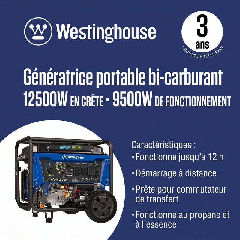Chargez l'image dans la visionneuse de la galerie, Génératrice WGen9500DF Bi - Carburant | 12 500 Watts &amp; Démarrage à Distance - Genexpert
