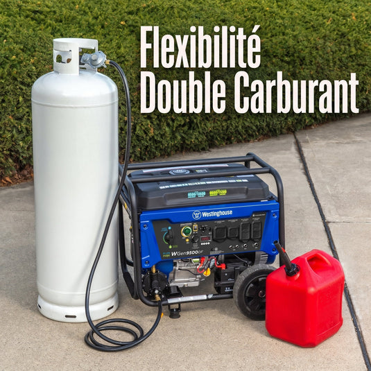 Génératrice WGen9500DF Bi - Carburant | 12 500 Watts & Démarrage à Distance - Genexpert