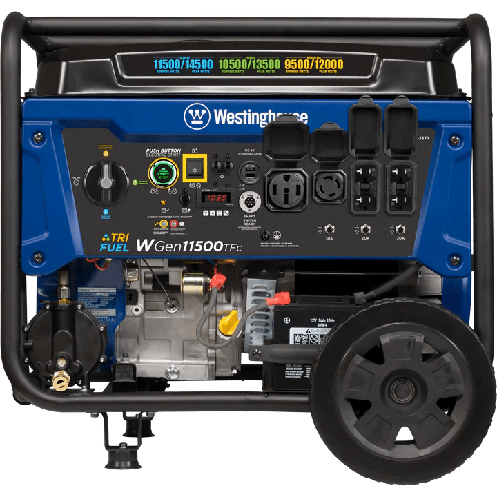 Load image into Gallery viewer, Westinghouse WGen11500TFc - Génératrice tri-carburant avec capteur de CO - Genexpert
