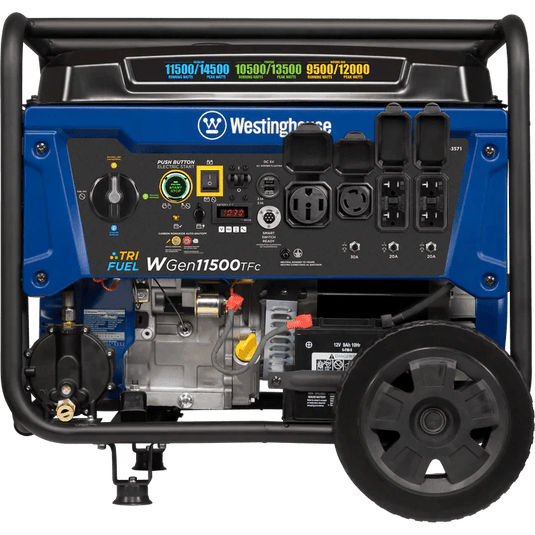 Westinghouse WGen11500TFc - Génératrice tri-carburant avec capteur de CO - Genexpert