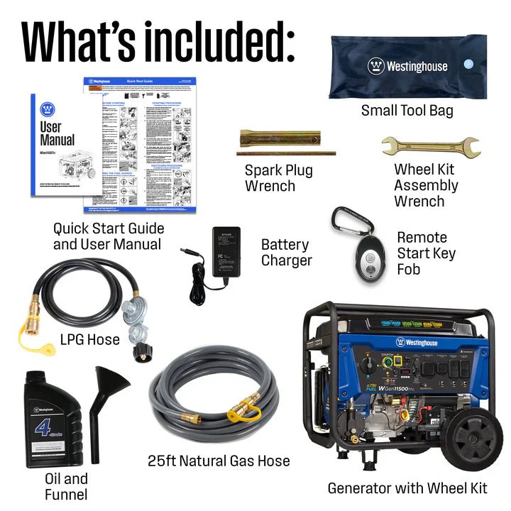 Load image into Gallery viewer, Westinghouse WGen11500TFc - Génératrice tri-carburant avec capteur de CO - Genexpert
